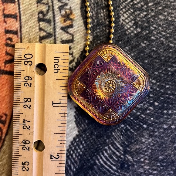 Czech Art Glass Pendant - Picture 5 of 5